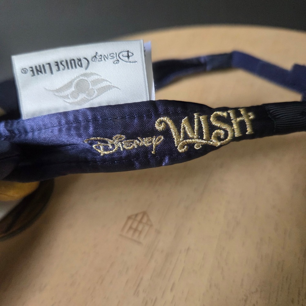 Disney Cruise Line Kids Make-A-Wish Disney Wish Captain Minnie Ears Headband NWT - Picture 3 of 7